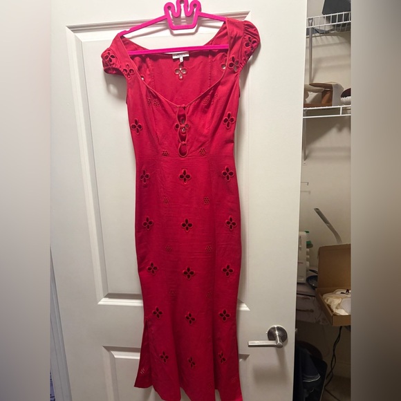 Mirror Palais Maria Dress in Morango XS - Picture 4 of 10